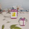 Muñeca Paraby Lavadora de Inodoro Lavabo de Baño Muebles Abatibles Accesorios de Inodoro Mini