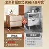 Mesita de Noche Moderna y Sencilla con Patas de Madera Maciza Gabinete de Almacenamiento Pequeño Habitación Sencilla Uso en el Hogar 2026 Nuevo Estante de Mesita de Noche