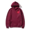 Sudadera de Corazón de Melocotón de Pareja de Moda Transfronteriza Marca de Moda Popular Chaqueta de Forro Polar Otoño e Invierno Sudadera con Capucha de Corazón para Hombre Oversize