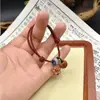 Nuevo Pulsera de Hebilla de Paz Estilo Chino, Pulsera de Hilo Rojo, Pulsera de Madera de Durazno para Hombres y Mujeres, Regalo para Mejores Amigos en su Año Zodiacal, Pulsera Protectora