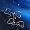 Clip para Flequillo Clip Lateral Estilo Coreano Simple Hebilla de Rana Pasador para el Cabello de Mujer Corea del Sur Lazo Clip Superior Semirrecogido Tocado Clip Pasador
