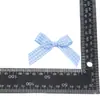 Novo pequeno laço xadrez fresco cor sólida laço de mão diy saia de renda laço decorativo atacado