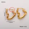 Estilo Ins Europeu e Americano Novos Brincos Plissados Brincos Torcidos Brincos Elegantes Ouro 18K Real Brincos da Moda de Alta Qualidade