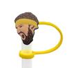 Tema de Basquete da NBA Manga para Canudo Tampa para Canudo Plug de Silicone contra Poeira Desenho Animado Fofo Decorativo para Canudo de Festa em estoque