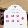 Joyería para Arte de Uñas de Resina Dibujos Animados Dinosaurio Comida Linda Juguete Joyería para Uñas Aretes Funda para Teléfono Móvil Accesorios de Uña Portátiles