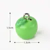 Accesorios para Llaveros Dijes con Ojo de Oveja Fruta Fresa Manzana Llavero de Dibujos Animados Fijo para Colgantes Creativos Adornos