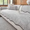 Cojín de Sofá Estilo Minimalista Color Sólido 2026 Nuevo Irregular Chenilla Antideslizante Cubierta para Sofá Esterilla Anti-Arañazos de Gato Venta al por Mayor