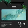 Atacado de Fábrica Mármore Escritório Mouse Pad Extra Grande Espessado Antiderrapante Transferência Térmica Tapete de Mesa