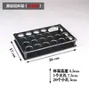 Configuração de mesa em alumínio espacial preto e cinza para sala de festa KTV: caixa de lenços, cinzeiro, fruteira e suporte de microfone conjunto