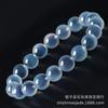 Pulsera de ágata con forma de corazón de azúcar y cuentas redondas, disponible en vivo, para amantes de los corazones de azúcar blanco, hielo negro y jade, pulsera popular al por mayor.