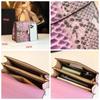 Bolso Pequeño Estampado de Serpiente 2026 Nuevo Estilo Elegante Bolso Cruzado con Cadena al Hombro Bolso de Mujer de Piel Genuina Bolso de Mano de Gama Alta