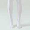 Medias blancas pantimedias talla grande primavera y otoño calcetines de baile especiales para adultos práctica leggings para estudiantes