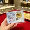 Pegatina para Teléfono Móvil de Oro Puro 999 Princesa Hazte Rica Foil de Oro Hazte Rico Rápido Pegatina para Refrigerador Año de la Oveja Ten Dinero para Gastar Tarjeta de Oro Regalo