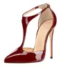 Abastecimiento transfronterizo Zapatos de moda europeos y americanos Puntiagudos Dorados Romanos Tacón de aguja Zapatos de mujer AliExpress Talla grande Tacones altos