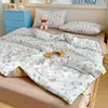 Colcha de Verão de Gaze Dupla Camada Tipo A Estilo Ins Popular, Colcha de Verão de Algodão com Fibra de Soja, Colcha Lavável à Máquina para Ar Condicionado Atacado