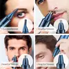 Recortador de Pelo Nasal Lavable al Agua Transfronterizo Recortador de Pelo Nasal Tres en Uno Afeitadora Eléctrica para Hombres Set Multifuncional Recargable