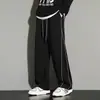 Pantalones de Chándal Harem Rectos de Talla Grande para Hombre, Pantalones Anchos Holgados Extra Grandes para Adolescentes