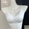 Sujetador de Encaje Fino con Tirantes Cómodos U Home para Mujer, Sujetador de Encaje Francés con Escote en V Fino, Sin Costuras, Push-Up, Anti-Caída