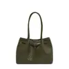 Bolso Tote con Textura Tejida para Mujer, Gran Capacidad, para Viajes Diarios, Bolso de Hombro Único, Simple, Retro, Elegante, Bolso de Mano Grande Casual para Mujer