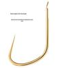 Competitivo 100 Boxed Mixed Langya Bulk Hook Carp Horn Hook Carp Carp Thin Horn Hook Bulk Hook Agulha de pesca