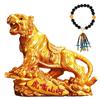 Tigre Rugiendo Montaña Río Tigre Animal del Zodiaco Tigre de Montaña Dominante Decoración Interior de Coche para Hombre Adorno para Coche Montado en Coche Atrae la Fortuna