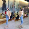 Botas finas de bico quadrado estilo coreano da Mamãe Uva para mulheres, botas curtas versáteis de camurça vintage com salto grosso que aumenta a altura, botas Martin