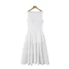 Ins Estilo Europeo y Americano Transfronterizo 2026 Nueva Moda Elegante Ropa de Mujer al por Mayor Commuter Resistente Ganchillo Calado Vestido