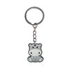 Chaveiro de Animal Plástico Pequeno Presente Chaveiro de Desenho Animado Criativo Borracha Macia PVC Plástico Chaveiro Pingente Acessórios
