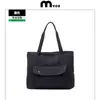 Bolsa de Tela de Algodón para Ropa de Mujer Otoño e Invierno Gran Capacidad Casual Simple Bolso Tote para Viajar con Logo Personalizado Bolso de Hombro para Estudiantes