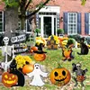 Placas de Jardim Retrô de Halloween Transfronteiriças, Placas para Gramado de Halloween, Placas Decorativas para Gramado Externo