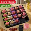 Set de Macetas Cuadradas Coloridas para Plantar Suculentas con Bandeja, Bandeja para Plántulas Engrosada, Maceta Controladora de Raíces para Balcón Invernadero