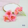 Flor de la mañana cadena simulación trompeta flor horquilla flor tocado accesorios corona hacer bonsái empaque de regalo caja de flores con flores