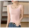 Chaleco Transfronterizo Europeo y Americano Tallas Grandes Sin Costuras Ropa Exterior Ropa Interior sin Mangas Ropa para el Hogar Tops Base Suministro Directo de Fábrica Stock Listo
