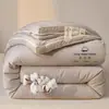 Colcha de algodão 100% de Xinjiang, grau A para maternidade e infância, colcha de algodão puro para primavera e outono, colcha de inverno, colcha de enchimento, roupa de cama dois em um 4