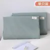 Un par de fundas de almohada de algodón y látex 30x50, funda de almohada de algodón puro para espuma viscoelástica individual 40x60 para uso doméstico