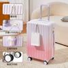 Maleta Trendy Gradiente de 20 pulgadas Maleta con Carrito Multifuncional para Niñas Maleta de Viaje de Alto Valor de 24 Pulgadas con Contraseña 26 pulgadas