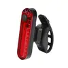 056 Luz Trasera de Bicicleta para Ciclismo al Aire Libre Carga USB Impermeable para Montar de Noche Alta Luminosidad Luz de Advertencia de Seguridad Luz Trasera para Bicicleta de Montaña