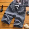 Fabricante Original Verano Hielo Seda Hombres Talla Grande Pantalones Deportivos para Exteriores Pantalones Cortos Casuales de Playa para Hombres Pantalones Cortos de Longitud Media Pantalones Cortos de Cinco Puntos