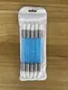 Pluma de Silicona para Uñas Pegatina Pluma de Presión Pluma de Tallado Pluma de Herramienta Multi-Funcional para Estampado Frotado Polvo de Espejo Mágico Pluma para Uñas