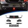 Adecuado para Coupé de 2 Puertas Versión C-Class C205 Mercedes-Benz 2015-2021 Labio Trasero y Salida de Escape Modificados Brabus