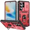 Capa de Celular com Janela Deslizante Amazon Adequada para Galaxy S26 Capa Protetora Três em Um Conjunto A17 Capa para Celular Samsung