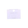 Tarjeta de joyería de 3.5*5cm estilo coreano impresión de empaque de aretes tarjeta de aretes de PVC cartón para aretes de plata 925