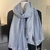 Xale de Renda Patchwork para Viagem e Férias 2026, Estilo Wasteland de Alta Qualidade, Lenço de Cabeça Oversized com Proteção Solar