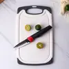 Tabla de cortar de paja de trigo para comida de bebé de mamá Tablero de cocina de plástico PP para picar frutas Juego de tres piezas Combinación Juego para el hogar