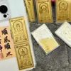 Ocho Santos Patronos de Oro Pegatinas para Teléfono Móvil Amarillo Dios de la Riqueza Kazarikaram Dorado Tangka Mancha Fabricante Suministros Tarjetas de Buda