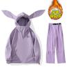 Conjunto de Traje de Esquí para Exteriores con Forro de Felpa Tallas Grandes para Pareja para Mujer, Ropa de Montañismo Impermeable y Resistente al Viento, Conjunto Cálido de Dos Piezas