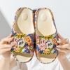Pantuflas para hombre y mujer para pisar excremento sintiendo sandalias de coco para el hogar al aire libre de verano para hombre comercio exterior Al por mayor