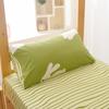 Funda de almohada de algodón funda de almohada un par hogar estudiante dormitorio individual doble funda de almohada traje una generación de cabello