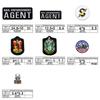 Bufanda de Harry Potter Túnica Mágica Mochila Escolar con Pegatina de Tela Insignia del Equipo de Baloncesto Brazalete Pegatina de Tela Bordada Velcro Listo