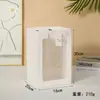 Bolsa de Mano Transparente con Ventana para Flores, Bolsa de Regalo Engrosada para San Valentín, Bolsa para Empaquetar Ramos de Regalo con Ventana